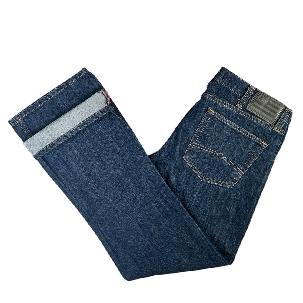 Diamond Gusset Denim Blue Men's Jeans Made in USA Size 34